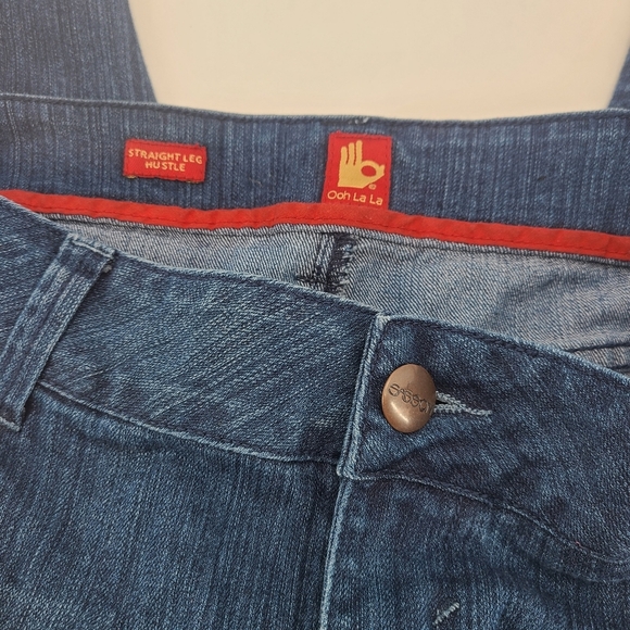 Sasson Straight Leg Hustle Size 16 Blue Jeans, OOH LA LA. - Picture 6 of 10